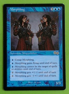 MTG Morphling, Urza's Saga. Reserved List, Excellent. Pre Modern, Commander 