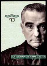 Advertisment Postcard American Express Card Membership, Martin Scorsese