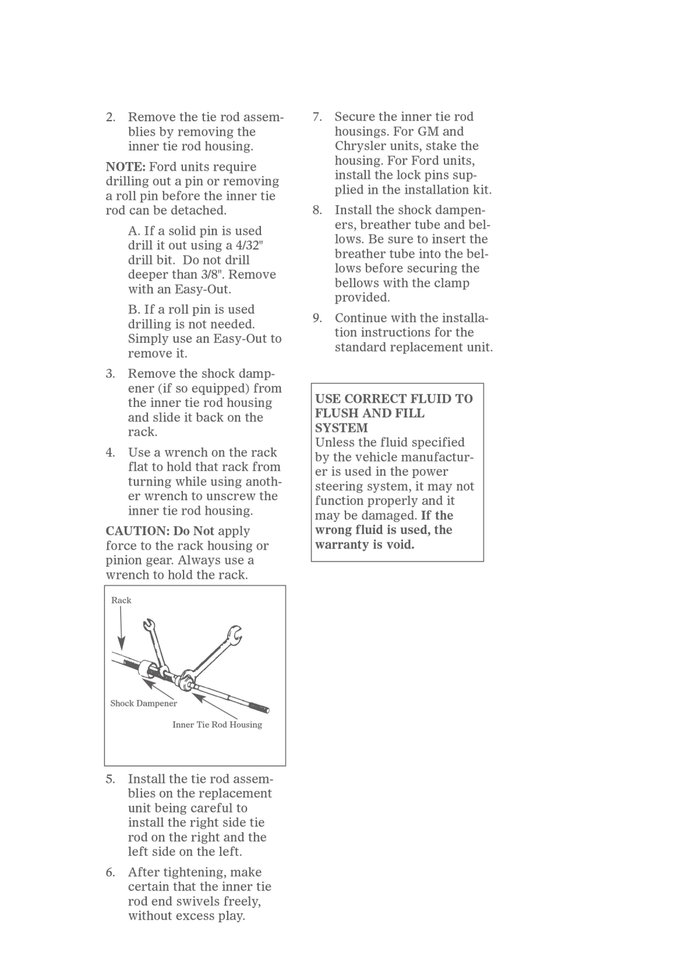 For 1998-2000 Honda Accord L4 2.3L Power Steering Rack & Pinion ...