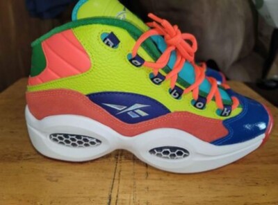 Reebok Allen Iverson Junior Question Medium Color Explosion  display picture 3