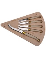 Jean Dubost Laguiole 5pc Cheese Set on sale Jean Dubost Laguiole 5pc Cheese Set on sale