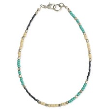 Seed Bead and Hematite Anklet / Ankle Bracelet