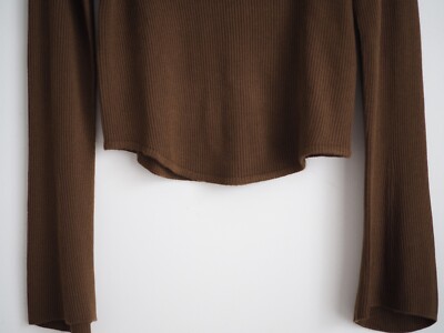 さっちん shaggy sleeve finger hole long 1-piece fixing ties with