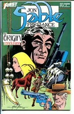 John Sable, Freelance #6 1984-First-Mike Grell signed splash page-origin-VF