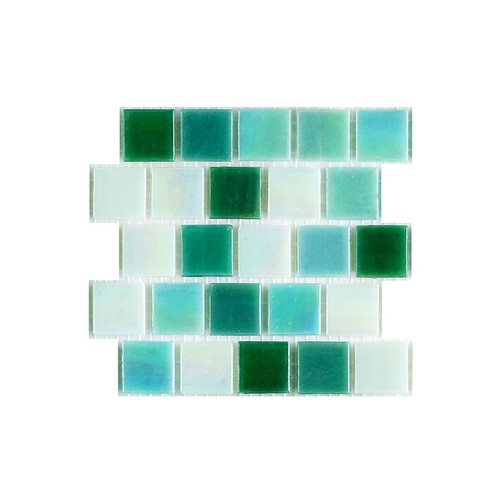 SMALL SAMPLE - Iridescent Glass Mosaic Tile for Kitchen & Bath - Color Varieties - Picture 6 of 45