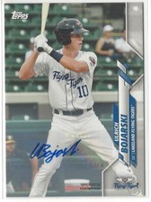 2020 Topps Pro Debut Ulrich Bojarski Autograph Auto Lakeland Flying Tigers