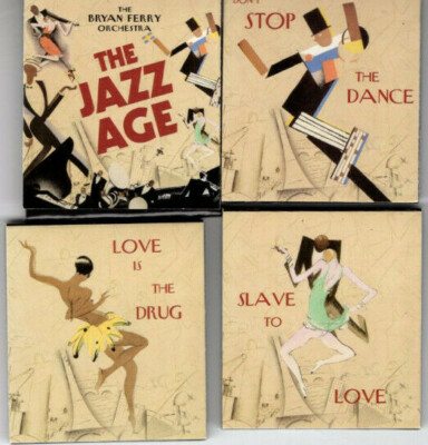BRYAN FERRY ~ The Jazz Age ~ Rare 2012 UK PROMOTIONAL 4 BOOKS OF MATCHES ~ NEW