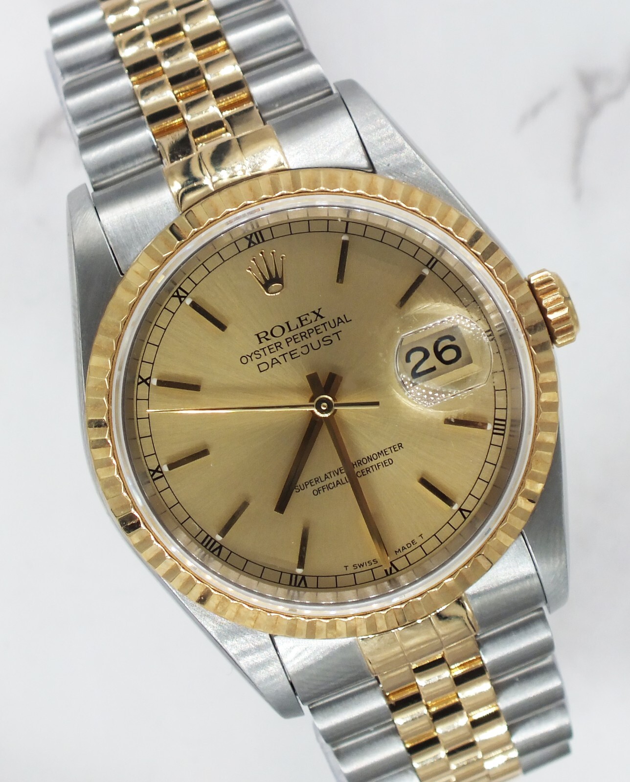 Classic Steel Gold Rolex Oyster Perpetual