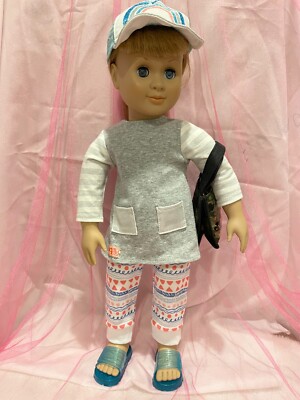Vintage Our Generation Battat Doll 1998 Light Brown Hair Blue Eyes 18'' Savannah