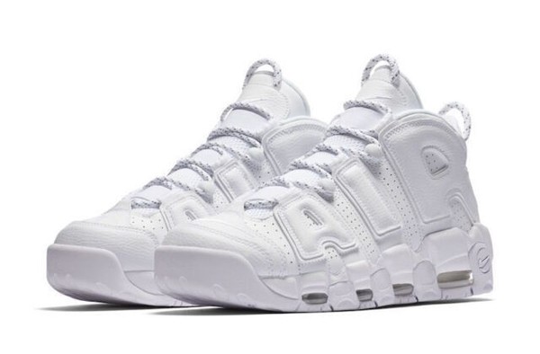 nike uptempo 96 triple white