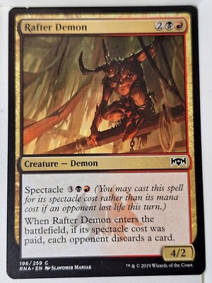 #ad #ad Rafter Demon Ravnica Allegiance Magic the Gathering MTG Nice $1.39