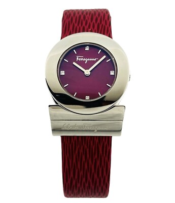 Salvatore Ferragamo GANCINO F56SBQ9926S006 Diamond Index Burgundy