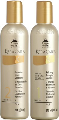 Keracare FEUCHTIGKEITSSPENDENDES ENTRÄUNENDES SHAMPOO UND HUMECTO CREME CONDITIONER - SET 8oz -!!!!