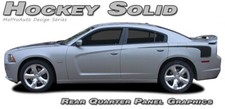 Solid Hockey Quarter Fender Side Stripes Decal Graphic 2011-2014 for Charger