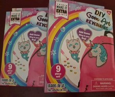 2- Creative Kids DIY Gem Art Kitty Cat Mermai...