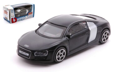 Burago AUDI R8 2009 BLACK 1:43