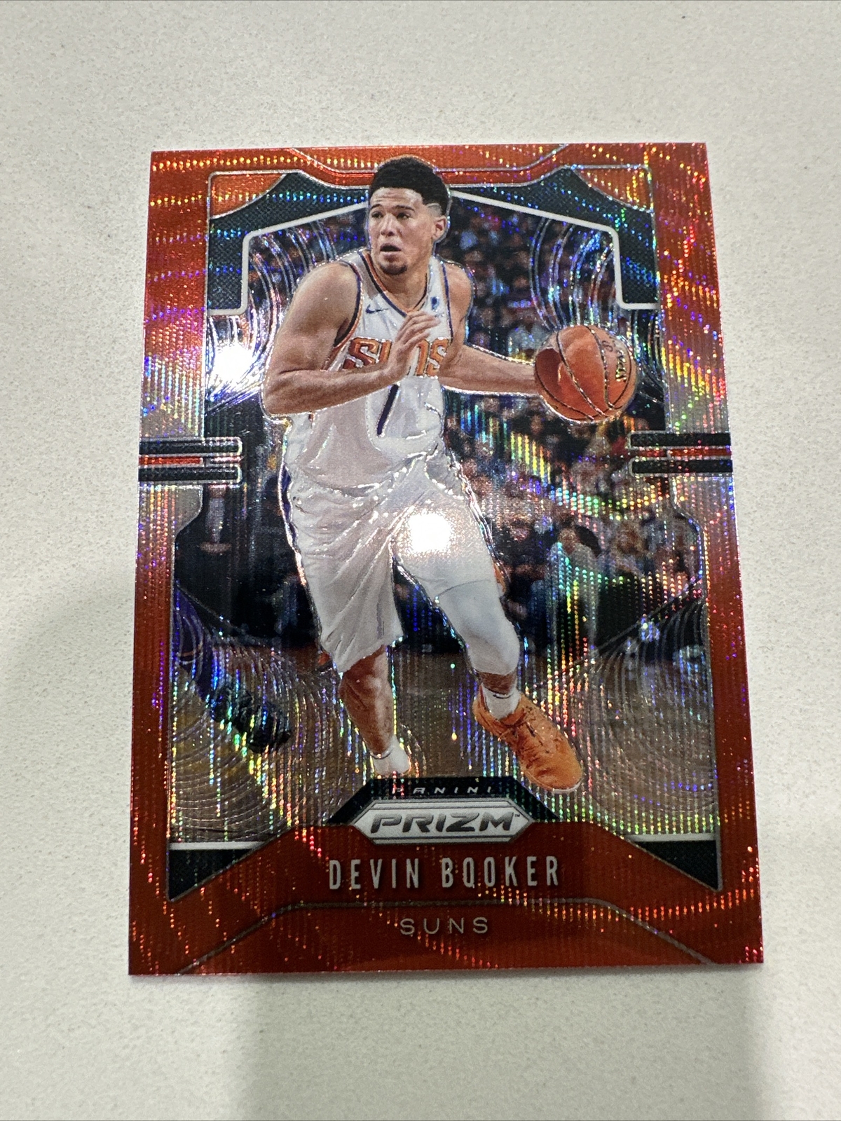 2019 DEVIN BOOKER PRIZM RUBY RED WAVE MINT PHOENIX SUNS HOT MVP 🔥