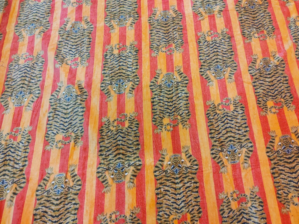 Tibetan  Soft Velvet Floral Print Fabric Indian Dress Sewing Fabric 44" - Image 2 of 4