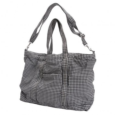 Comme Des Garcons Homme Poly Check 2Way Shoulder Bag Black And 