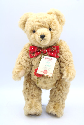 Hermann Urkunde Bär Nr. 186 / 1500 Mohair Limitierte Auflage Vintage H 32 cm