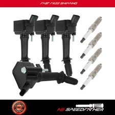 4 Ignition Coils and Iridium Spark Plugs Fits Buick Encore 2016-2019 1.4L