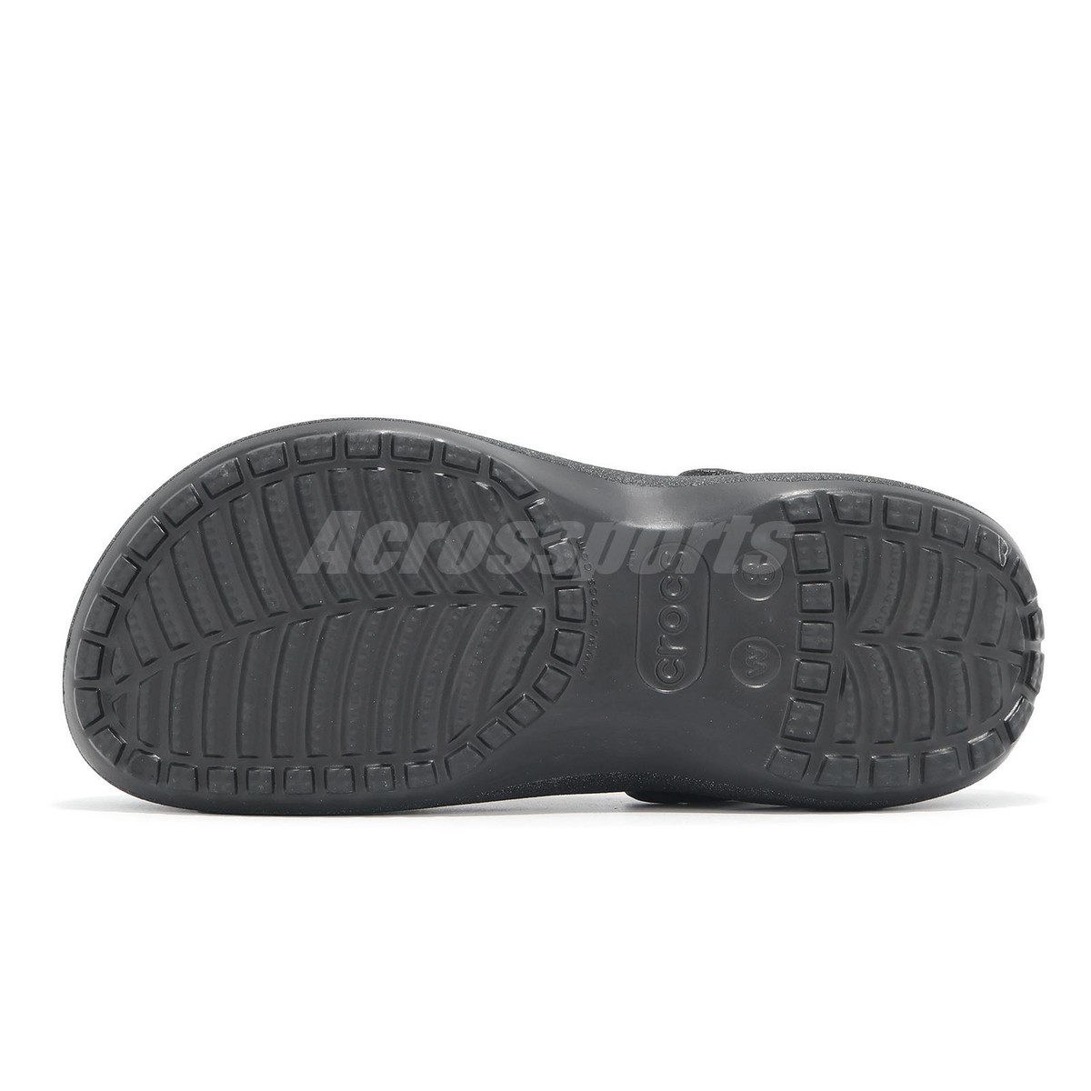 Crocs Classic Platform Glitter Clog W Black Women Slip On Sandal