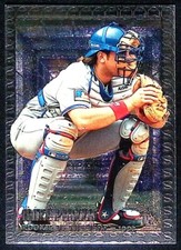 Mike Piazza - 1995 Topps Embossed #110 - Dodgers