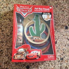 Disney Pixar Cars Tub Toss Friends Bath Toy Set 2006 Unused