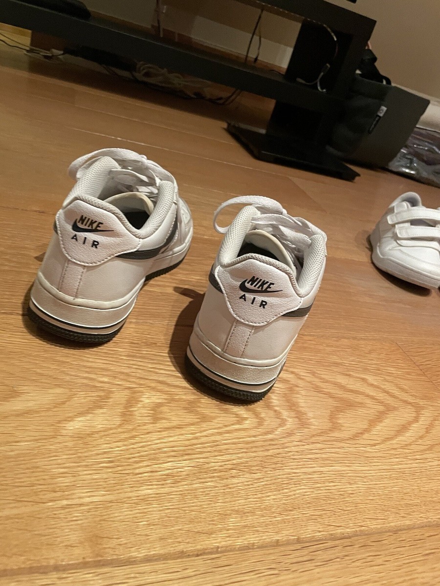 Nike Air Force 1 White With Grey Tick Women's UK Size 5 | eBay UK