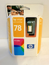 New Genuine HP 78 Tri-Color Ink Cartridge HP c6578d Sealed - Exp. 11/2003