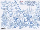 🕸️ AMAZING SPIDER-MAN #2 CONNECTING BLUE LINE SKETCH L - 1:50 *4/23/25 PRESALE