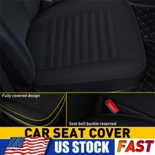 Anti-slip Car Seat Cover Set Front Black Universal For Auto Interior Accessories