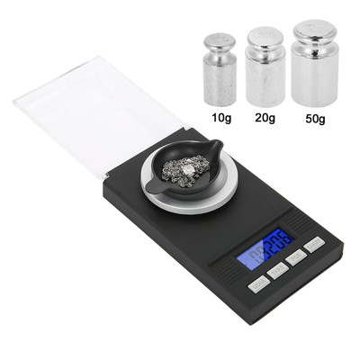 Mini Portable High Accuracy 0.001g Pocket Jewelry Scale Mit LED Digital Disp USE