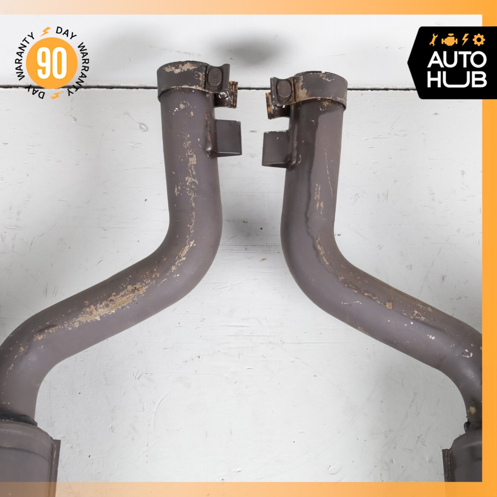 Maserati Quattroporte M139 Exhaust Mufflers Dual Tips Left & Right Side Set 71k