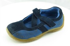 Lands' End Toddler Girls 10 Medium Blue Mary Jane Leather