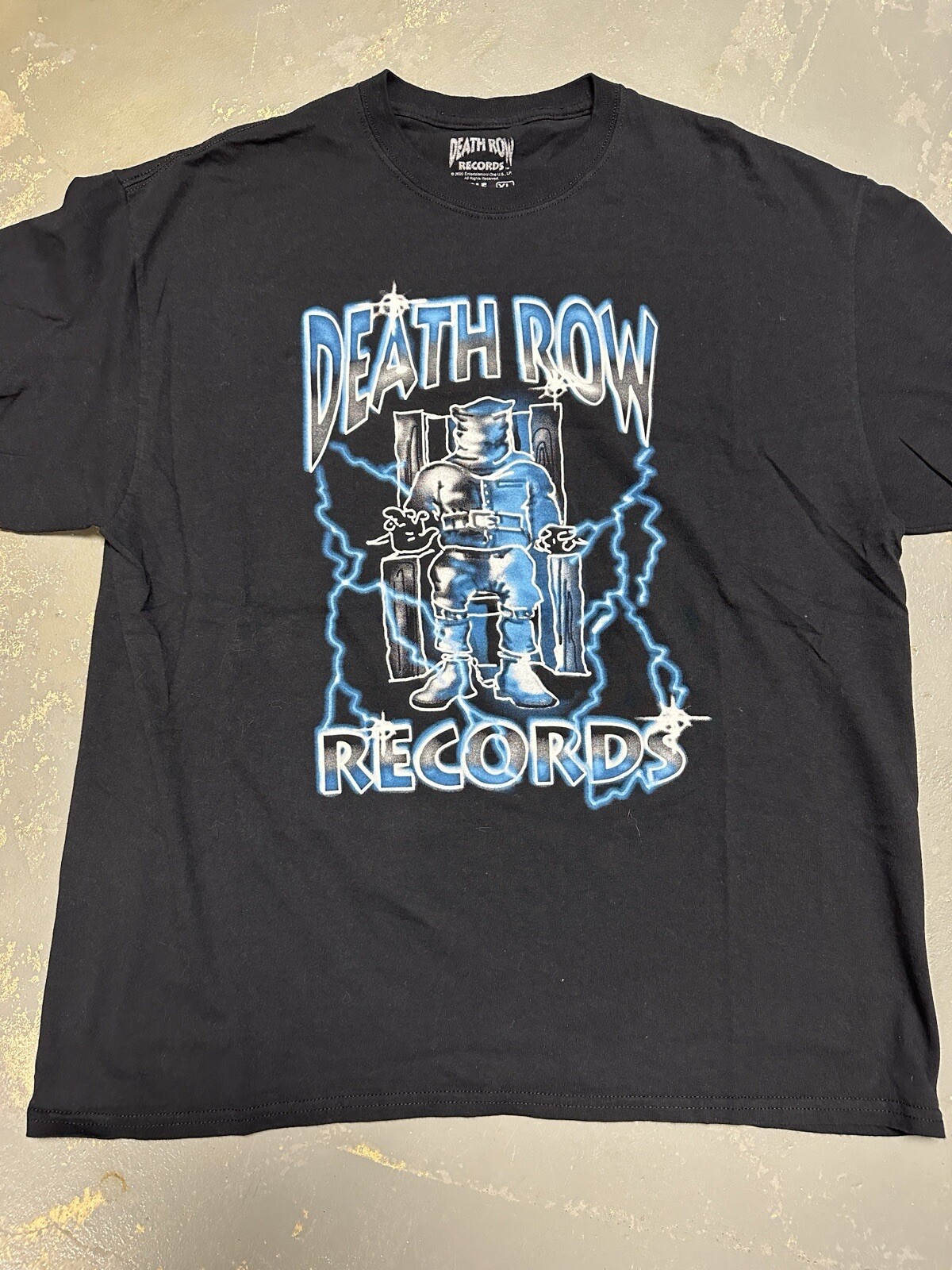 FILA Death Row Records Camicia Uomo XL Nera Manica Corta Snopp Pac