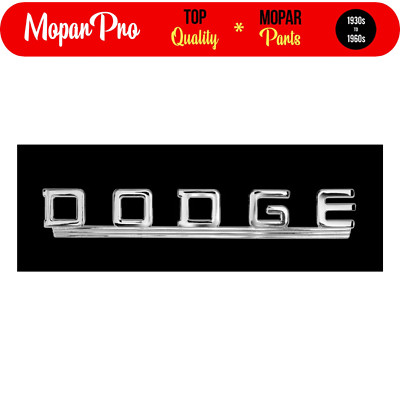 1955 Neu Kapuze Seiteneinsatz Dodge Emblem Mopar Dodge Truck Wc B-Serie C-Serie