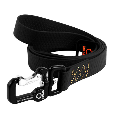 7ft (L) 210cm EVOLUTOR Black Heavy Duty, Strong & Durable Leash For Dogs 