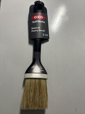 OXO SoftWorks Silicone Basting Brush 11'' Black Pastry Grilling BBQ