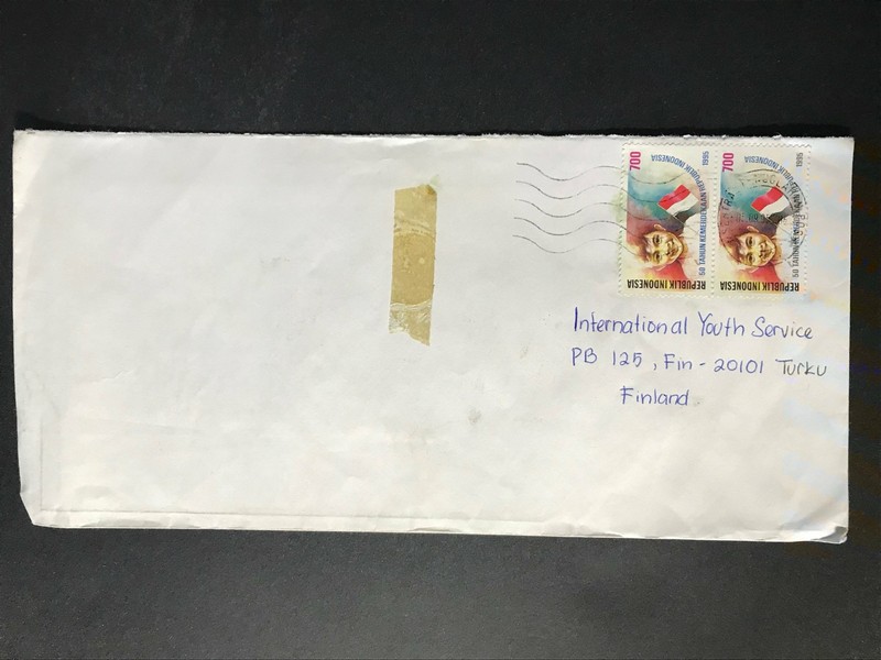 Indonesia #780//B242 Cover to Finland 1970-1999 Cover #974