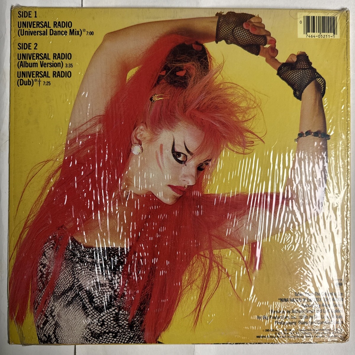 A76 Nina Hagen: Universal Radio, 1985 Columbia 44 05211 - Synth