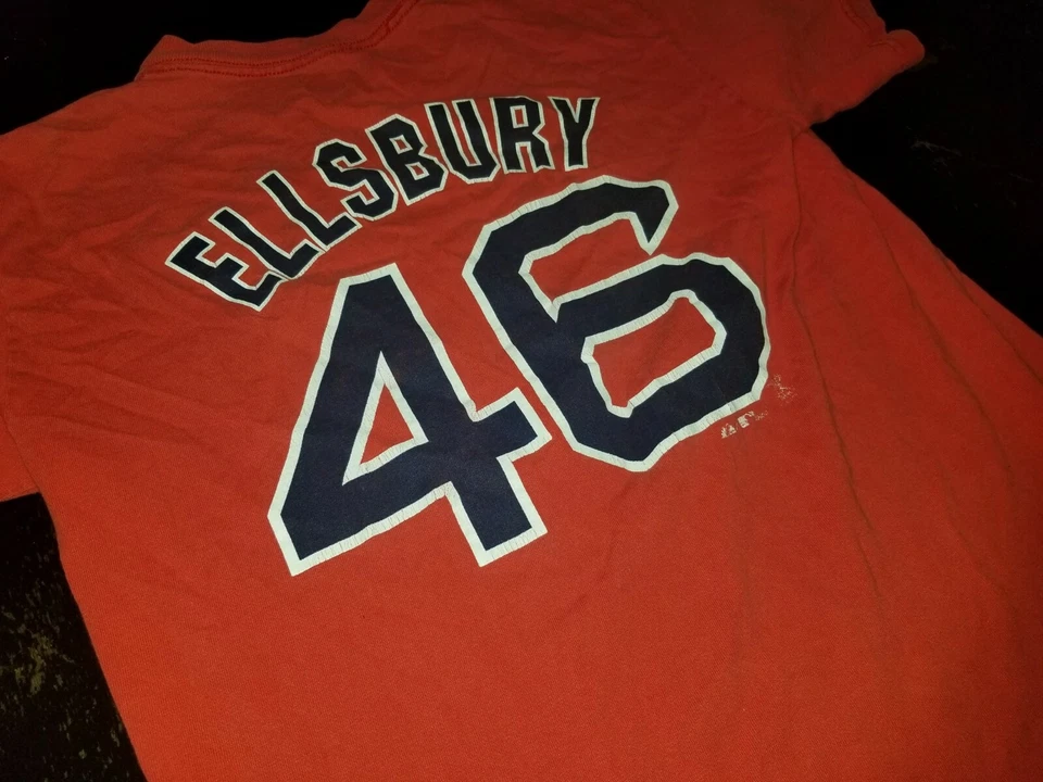 Футболка MLB Majestic Jacoby Ellsbury Red Sox молодежный размер L - Изображение 4 из 4