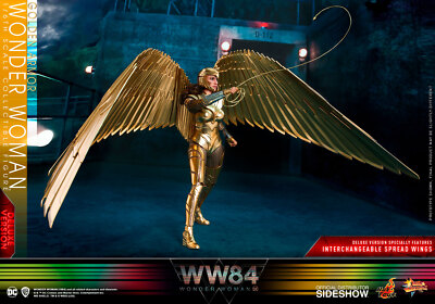 WW84 GOLDEN ARMOR WONDER WOMAN (DELUXE) Hot Toys Sixth 1:6 Scale