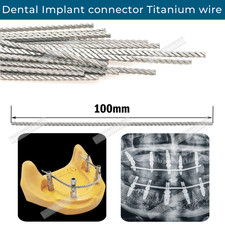 Connettore per impianto dentale filo inox overdenture MU-Twist fili rinforzatore