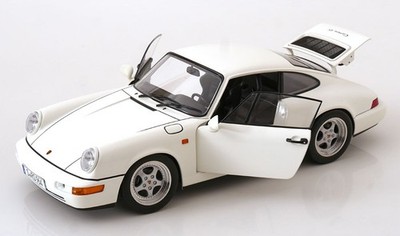 KK SCALE MODELS Porsche 911 (964) RS 1992 with Speedline rims White 1/12 Scale