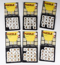 Lot of 6 Slide puzzles