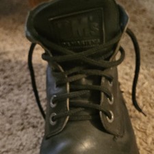 Dr. Martens Men's Black Leather Chukka Ankle Boots Lace-Up Round Toe US 10