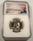 1964 25c NGC PF69 PROOF WASHINGTON QUARTER GOOD CAMEO EFFECT PF 69