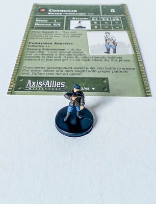 1x Commissar 3/48 Base Set Axis & Allies Miniatures
