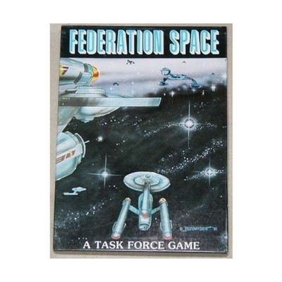 Task Force Games Federation Space SFB Raum Box Fair VG+ 1981